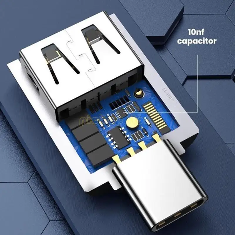 Q5WA Тип C до USB 2.0 Адаптер для передачи данных и зарядки по разнообразным типам C