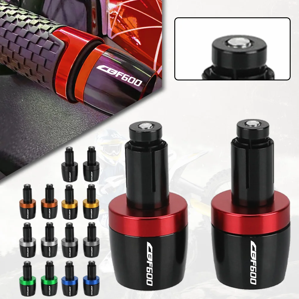 

FOR HONDA CBF600 CBF 600 2006-2013 2012 2011 2010 Moto Handle Bar End Handlebar Grips ends Cap Plug Slider Counterweight cover