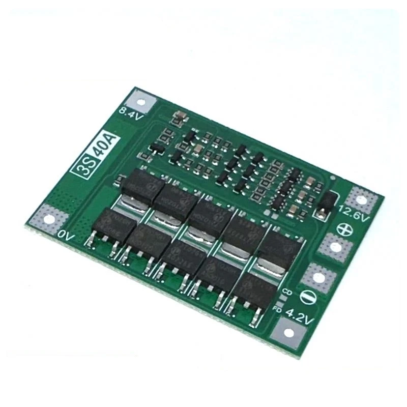 3S 4S 40A 60A Li-ion Lithium Battery Charger Protection Board 18650 BMS For Drill Motor 11.1V 12.6V/14.8V 16.8V Enhance Balance