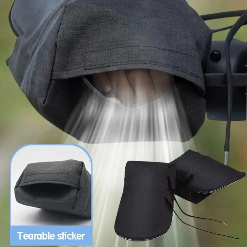 Motorcycle Handlebar Gloves Waterproof Sun Protection Gloves Hand Shield Motorcycle Handlebar Muffs Bike Handle Cover
