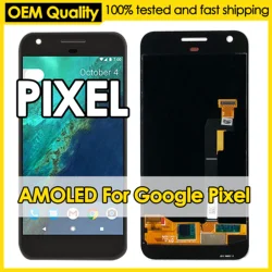 Amoled For HTC Nexus M1 Google Pixel XL LCD Display Touch Screen Digitizer Assembly Nexus S1 Google Pixel LCD Screen Replacement