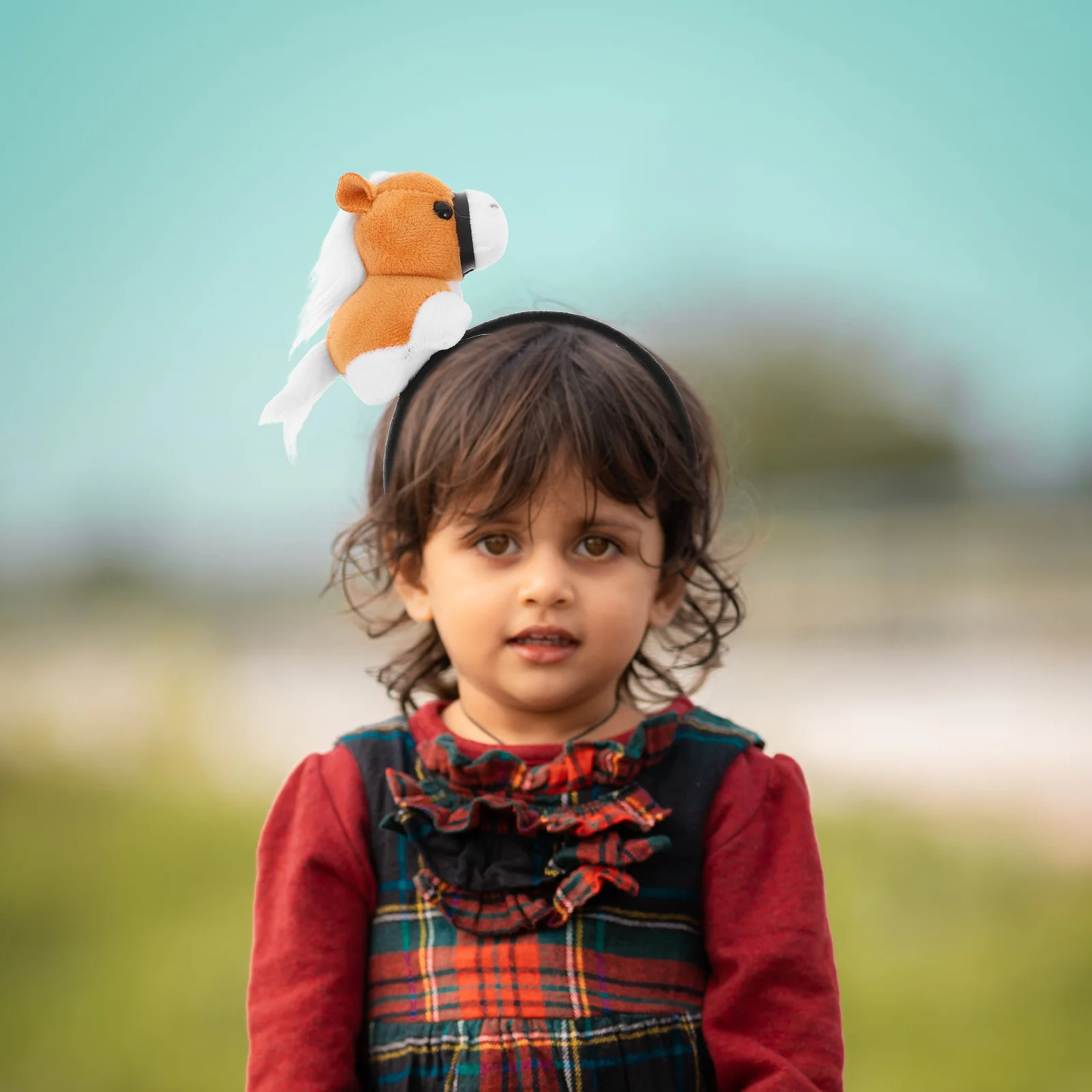 

Animal Headband Horse Design Cute Cosplay Headpiece Chinese New Year Party Costume Accessory Kawaii Headwear for Women