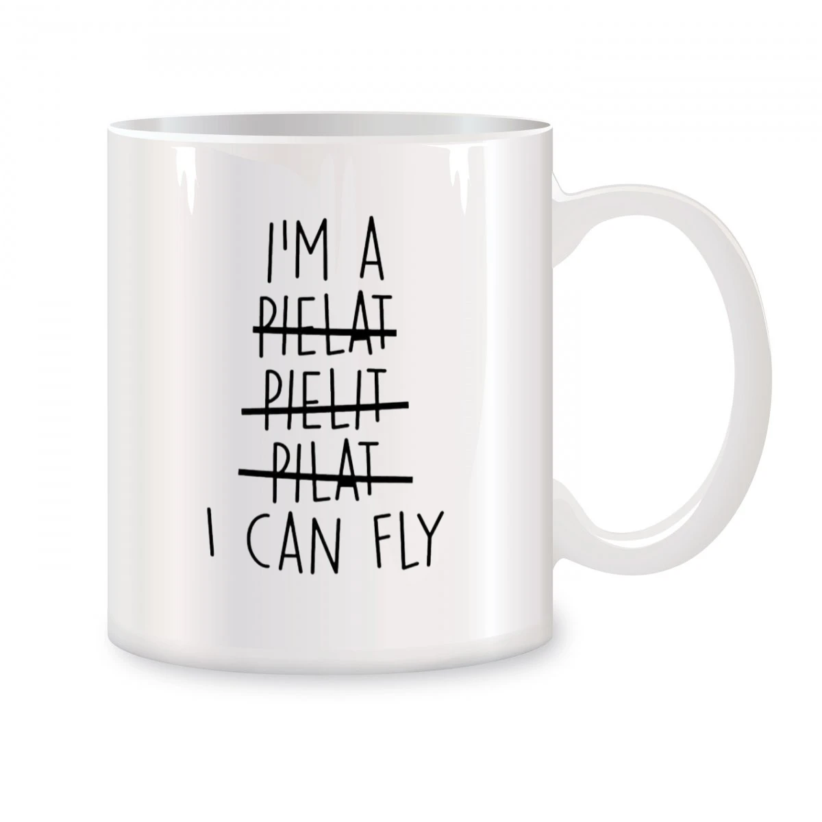 

I Can Fly Mugs For Funny Pilot Aviation Gifts for Men Women Birthday Gifts Novelty Coffee Ceramic Tea Cups White 11 oz