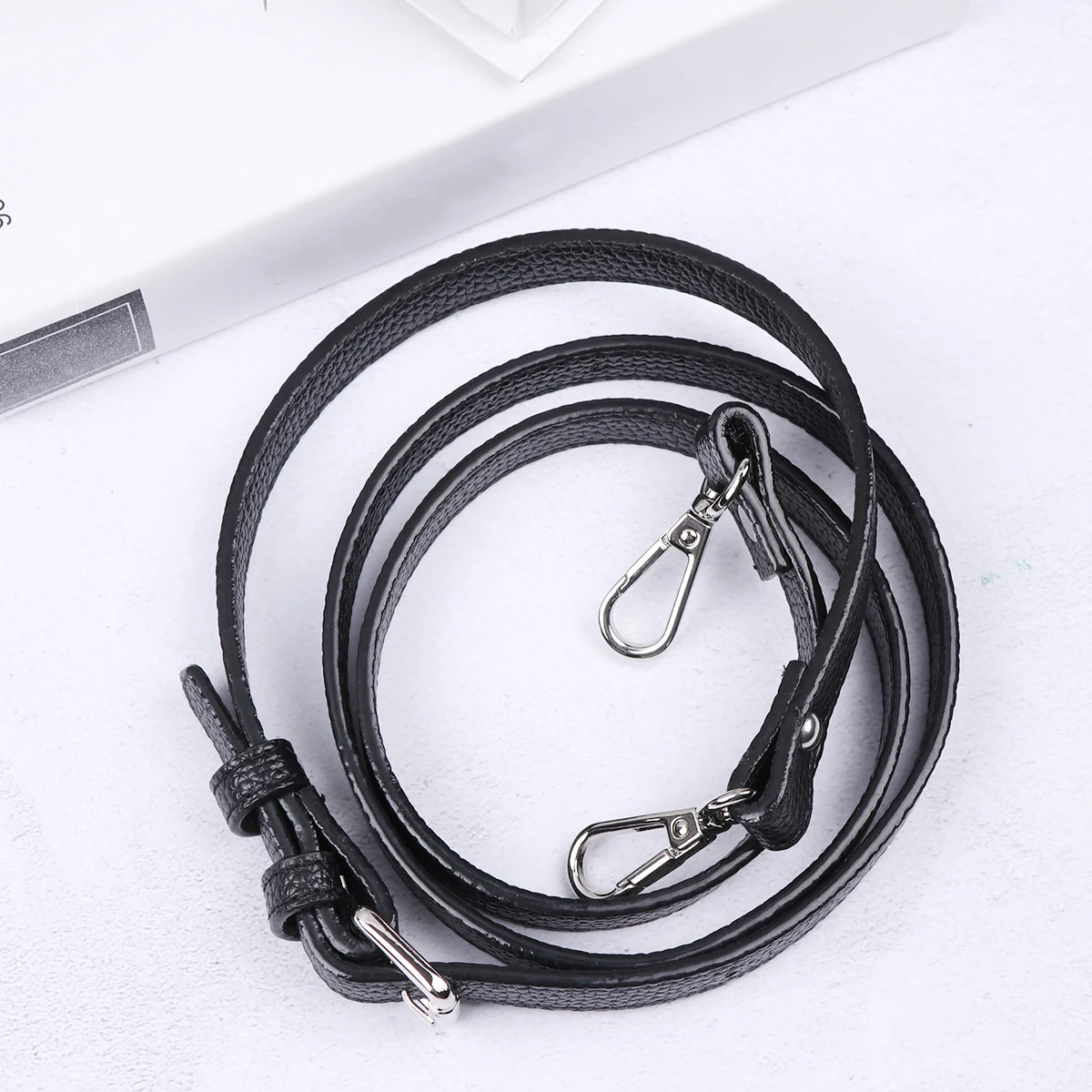 

Adjustable Shoulder Strap Black Bags for Women Accessory Sling Replacement PU Handle Miss