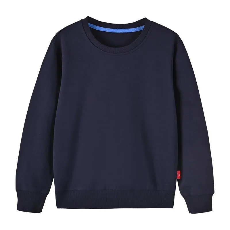 Kids Girl Boy Sweatshirt For Girls Top Clothes Spring Solid Color Long Sleeve T-Shirt Children Clothes Autumn 2-7Y Kids Clothes