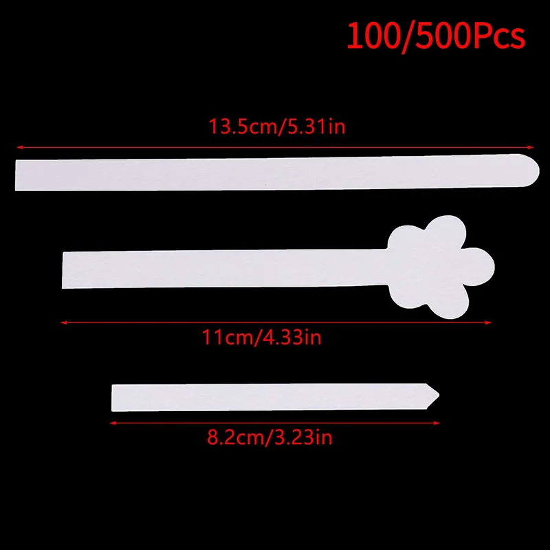 100/500Pcs Tester Strips Fragrance Disposable White Smell Paper Paper Strips Test Paper Aromatherapy Perfume Essential Oils‘