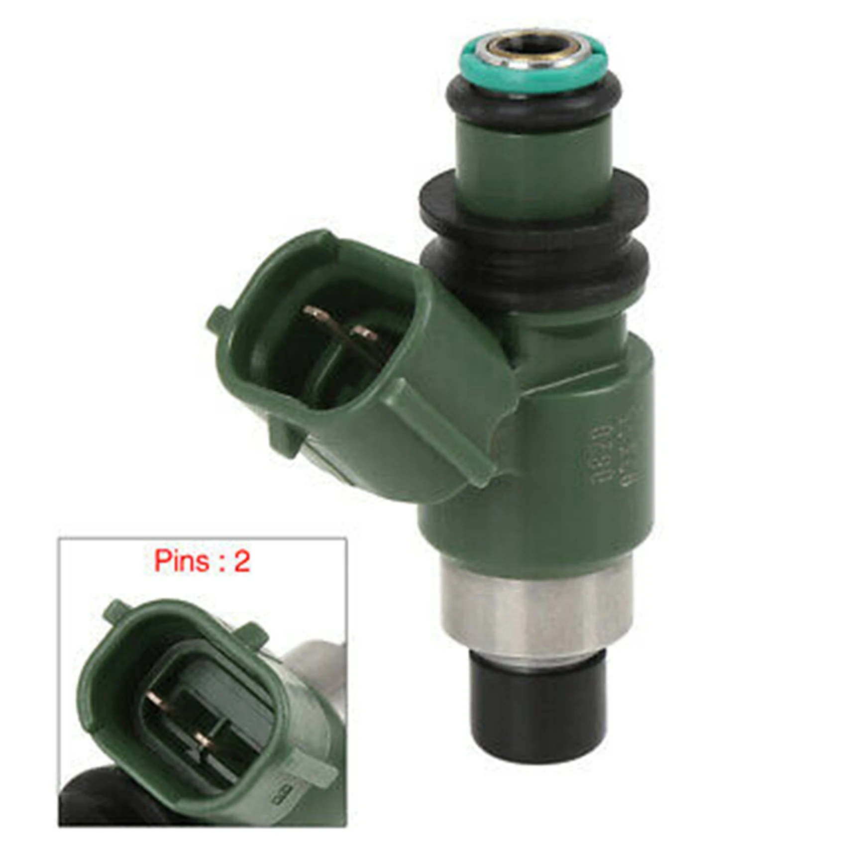 Inyector de combustible 16450-HN8-A61 para Honda CRF450R, nuevo, 12 agujeros, Color verde