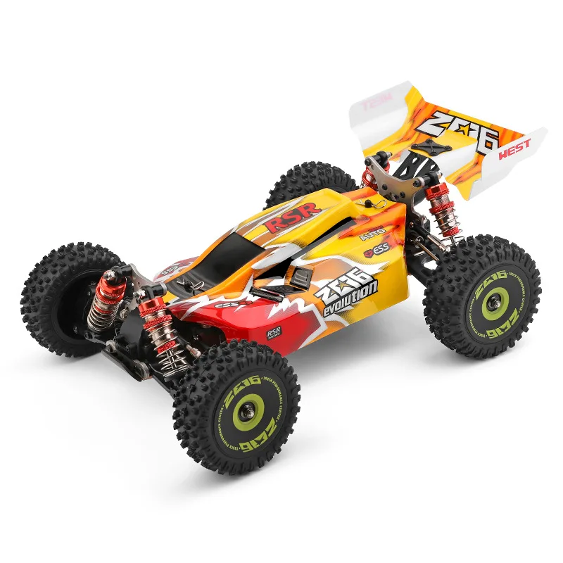 Weili 144010 1:24 electric four-wheel drive brushless high-speed vehicle remote control alloy off-road vehicle stunt vehicle