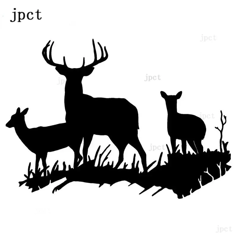 CMCT interesting personalized decoration deer series automobile modeling waterproof Vinyl Sticker 17 * 12cm