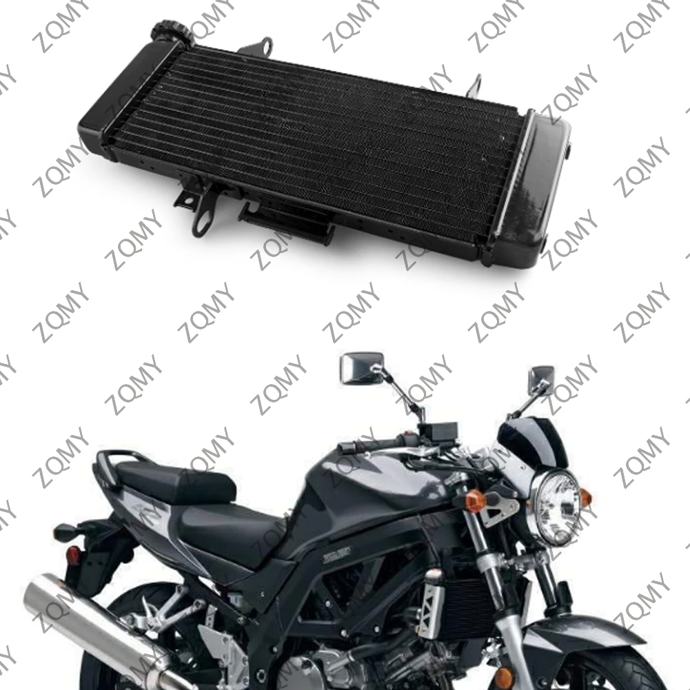 

Motorcycle Engine Coller Aluminum Alloy Cooling Radiator For SUZUKI SV650 2003 2004 2005 2006 2007