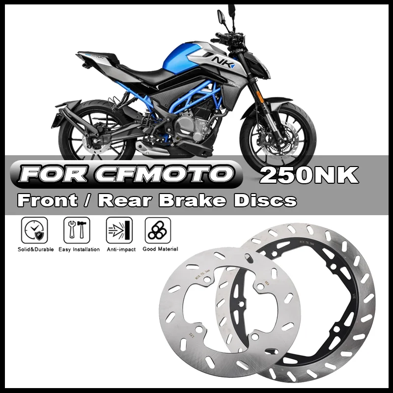 

For CFMOTO 150NK 250NK 300NK CF250NK Original Motorcycle Accessories Front and Rear Brake Discs Brake Pads Disc Brake Discs