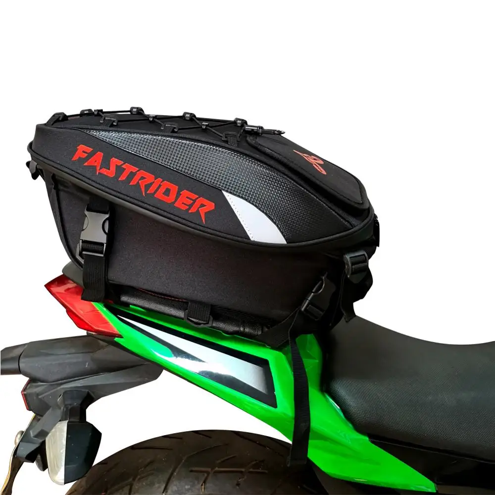 Bolsa trasera impermeable para asiento trasero de motocicleta, riñonera para exteriores, guantes de viaje, bolsa trasera para SILLÍN de ciclismo