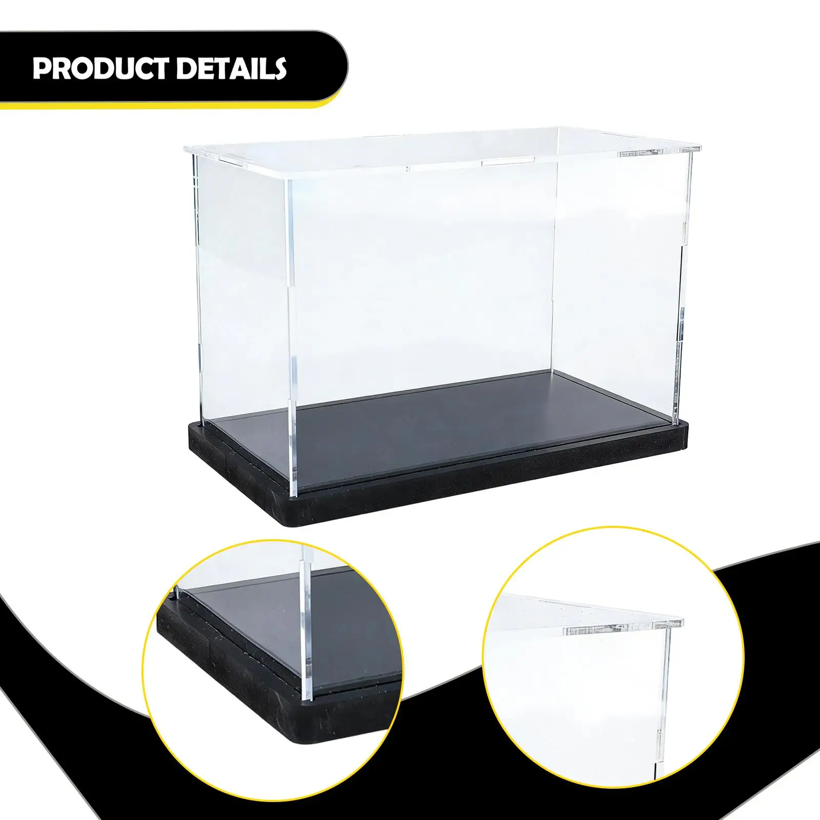 Motorrad-Modell-Vitrine aus klarem Acryl, Maßstab 1:12, Schutz-Organizer, 23cmx10cmx15cm, Vitrine für Diecast-Motorräder