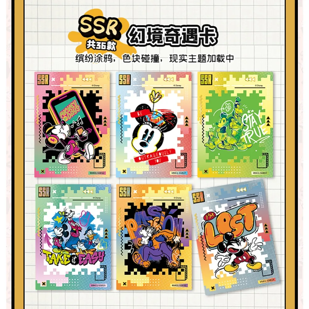 Wholesale Card.fun Mickey Mouse Card For Kids Disney Popular Cartoon Minnie Mouse Rare Limited Game Collection Card Table Toys