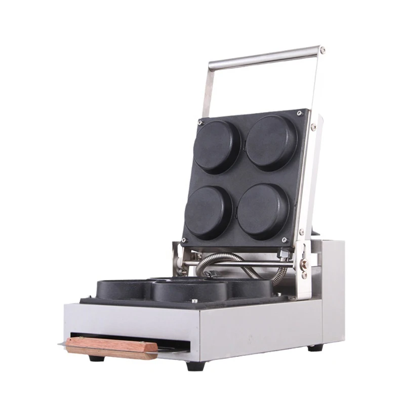 Commercial Mini Pizza Maker, 220V Crepe Maker, 1.85 kW Multifunctional Pancake Maker, Non-Stick Coating