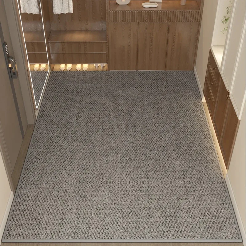 VIKAMA Luxus-Eingangstürmatte, Wohnzimmer-Kleiderschrank Rutschfester Teppich, Minimalistischer Moderner Wohndekor-Teppich, Flur-Teppich