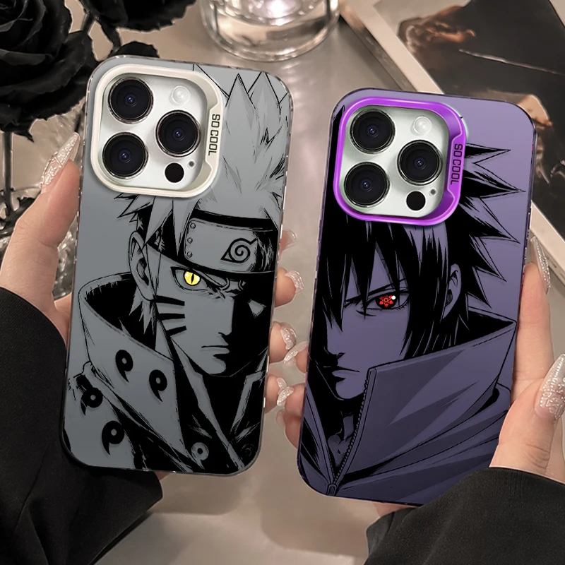 Hot Sasuke Naruto Black White Phone Case for Samsung Galaxy S25 Edge S26 S24 S23 Ultra S22 S21 Plus FE A57 A37 A17 A07 4G Cover