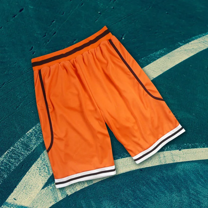 Anime KUROKO\'S BASKETBALL Kuroko No Basuke Cosplay Shutoku School #10 Takao Kazunari Guest Basketball Jersey Uniform Orange