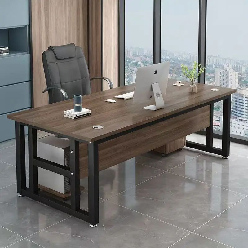 Desk Office Boss Workbench President Manager Computer Desk Desk Study Writing Wooden