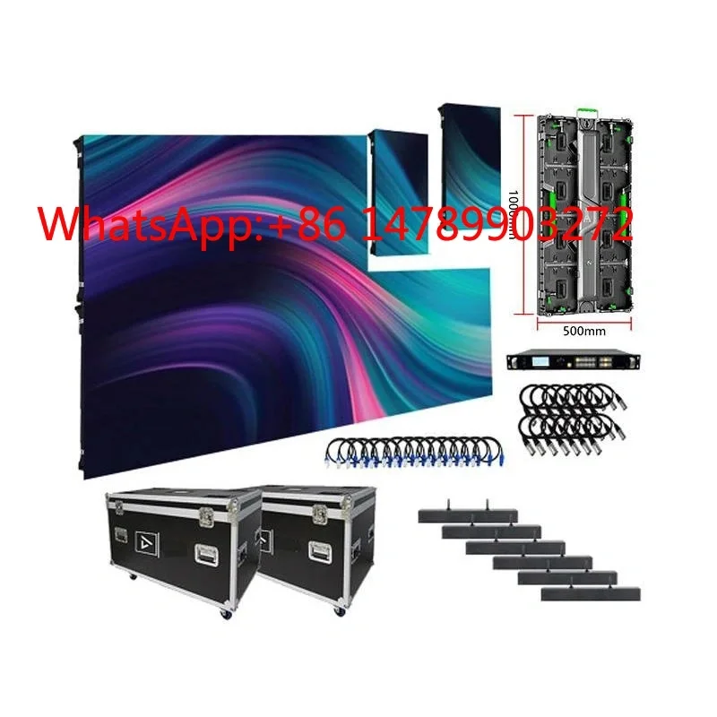 

P2.604 HD Die‑Cast Aluminum Cabinet Rental LED Video Wall High Quality Stage Screen