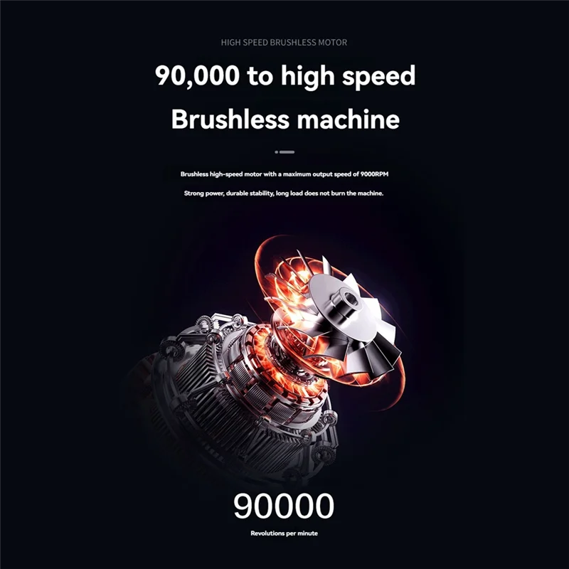 ABVI-Violent Fan Mini Turbo Jet Fan Wind Speed Charging Blower Fans Super Power Turbo Fan