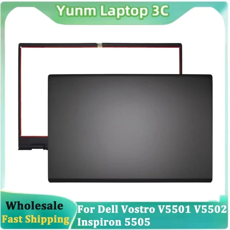 

Новый ноутбук для Dell Vostro V5501 V5502 Inspiron 5505, задняя крышка ЖК-дисплея, верхняя задняя крышка, задняя часть корпуса, замена передней панели