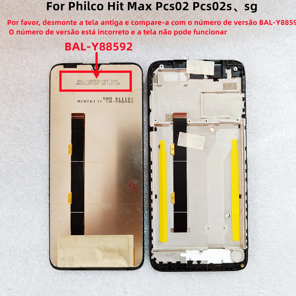 Reemplazo de pantalla táctil LCD para Philco Hit Max Pcs02, modelo bal-y88592: Guía completa de instalación y rendimiento real
