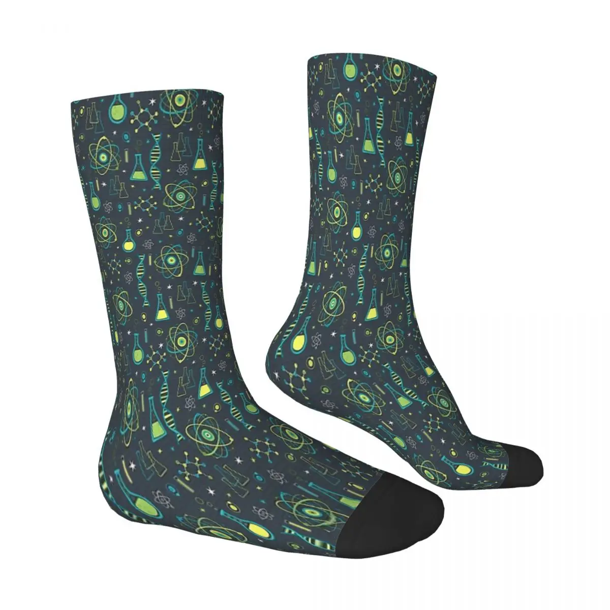 Midcentury Modern Science Chemistry Chemist Science Scientist Socks Male Mens Women Summer Stockings Polyester