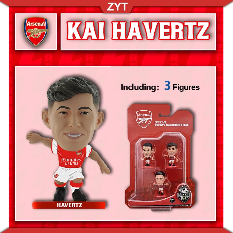 Official Arsenal F.C. 2023/24 TEAM BOOSTER PACK Footballer’ 5cm Figures SoccerStarz model Gift