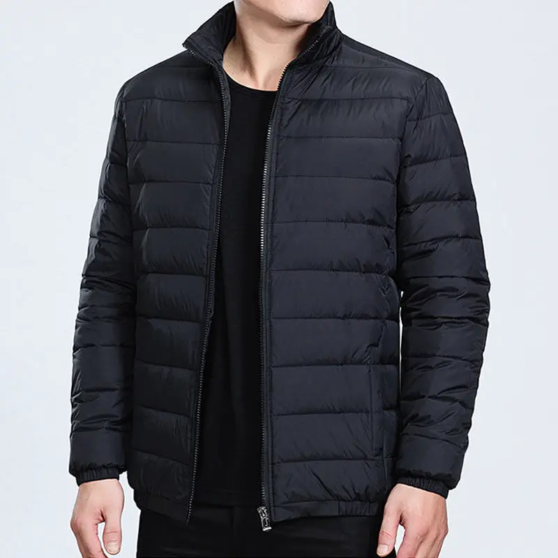 

Men's Lightweight Packable Down Jacket Breathable Puffy Coat Water-Resistant 2022 New Top Quality Male Puffer Jacket C25