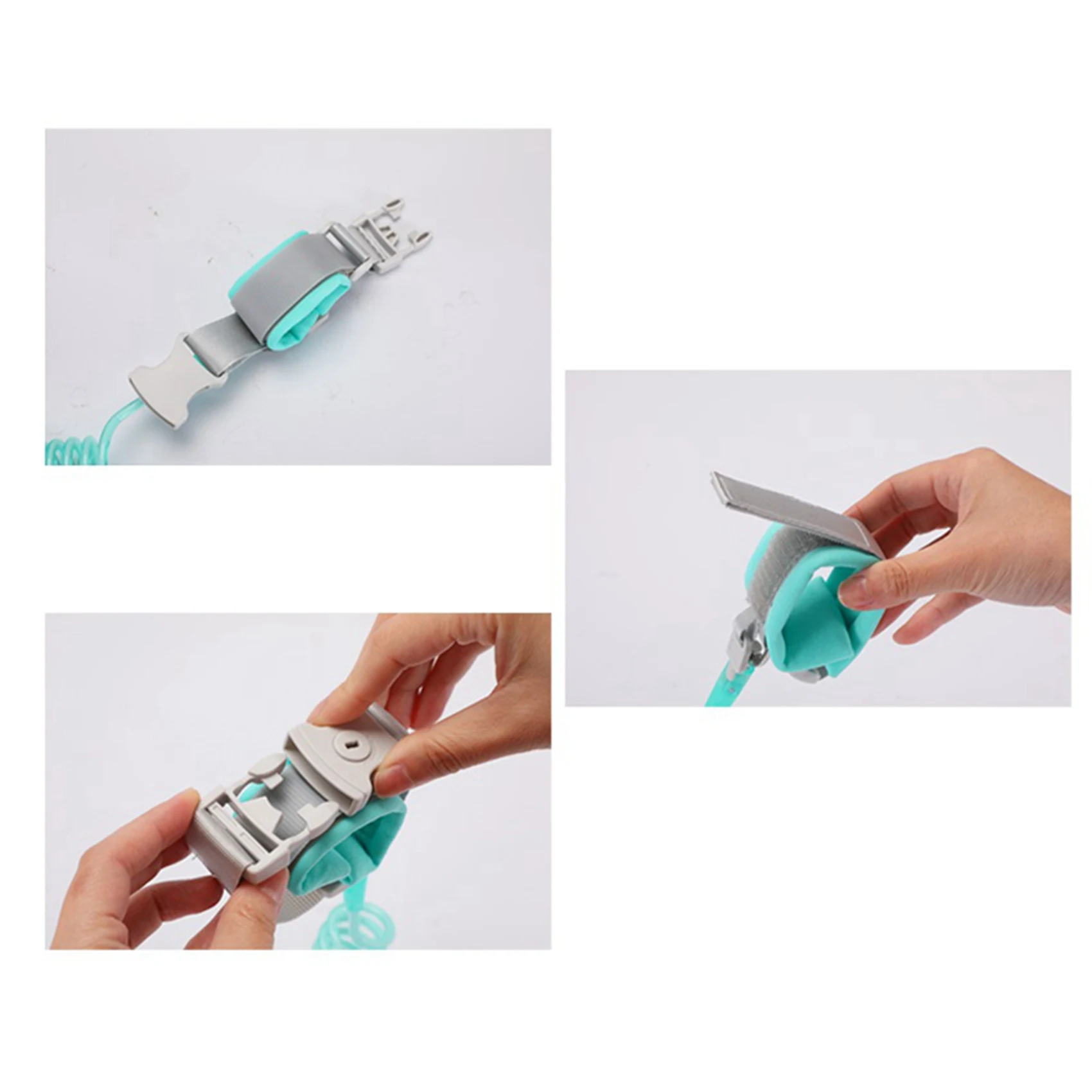 

ABUM-2X Baby Anti-Lost Safety Bracelet Children Learning To Walk Walking Baby Anti-Lost Rope Anti-Lost With Traction Rope