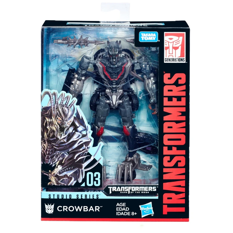 Transformers Action Animation Figura Colecionável, Série SS, SS-03, Classe D, Crowbar, Estoque Pronto, Presente de Aniversário