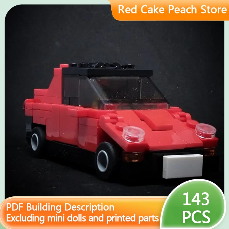 

Speed Racing Car Model MOC Building Bricks AZ-1 Red Sports Car Modular Technology Children Holiday Gifts Assemble Toys Suit
