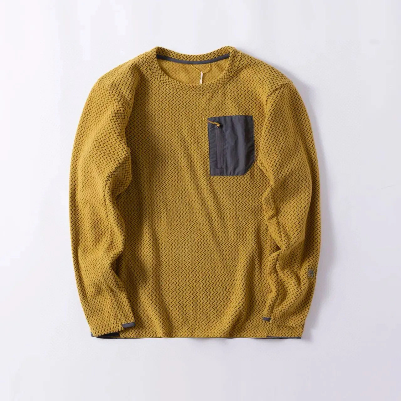 

Men's and Women's Outdoor Polo Shirts R1 Flat for 280g Fleece Clothes Crew Neck Sweater Luxury Designer Clothes Men