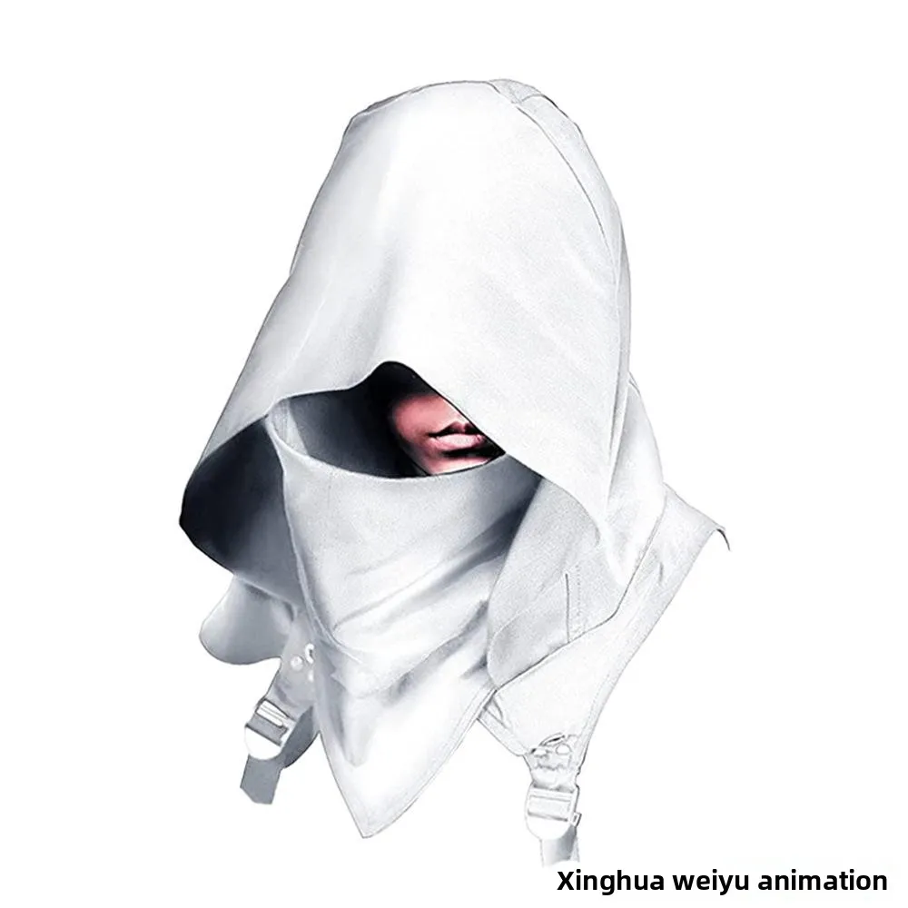 로우인 어쌔신 코스프레 후드 망토 중세 스타일 색상 중간 사이즈 남녀 공용 후드