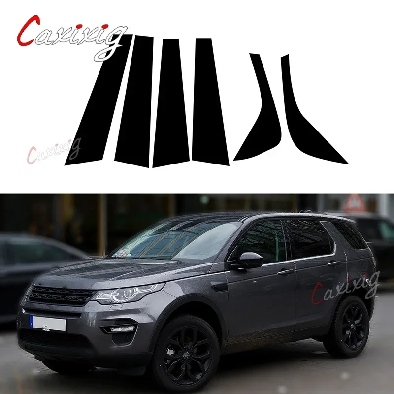 

Наклейки на оконную стойку, накладка на дверь, глянцевый черный, подходят для Land Rover Discovery Sport L550 2015 2016 2017 2018 2019