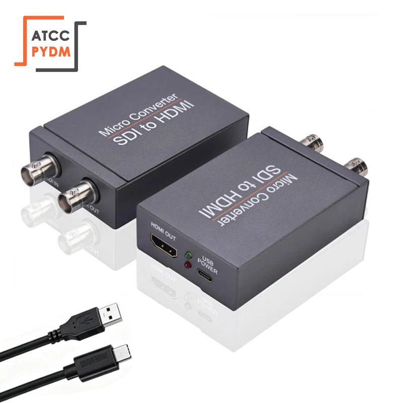 SDI TO HDMI/SDI Converter Applicable to HD-SDI 3G-SDI Signals for SDI DVR Monitor Camera Projector ATCCPYDM M008