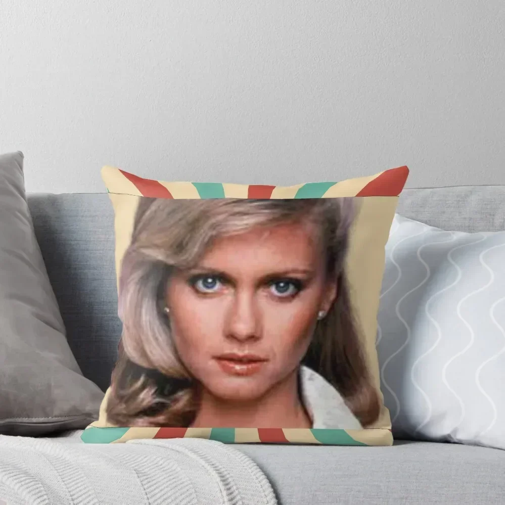 

OLIVIA NEWTON JOHN Throw Pillow Decorative pillow case Pillow Decor luxury sofa pillows