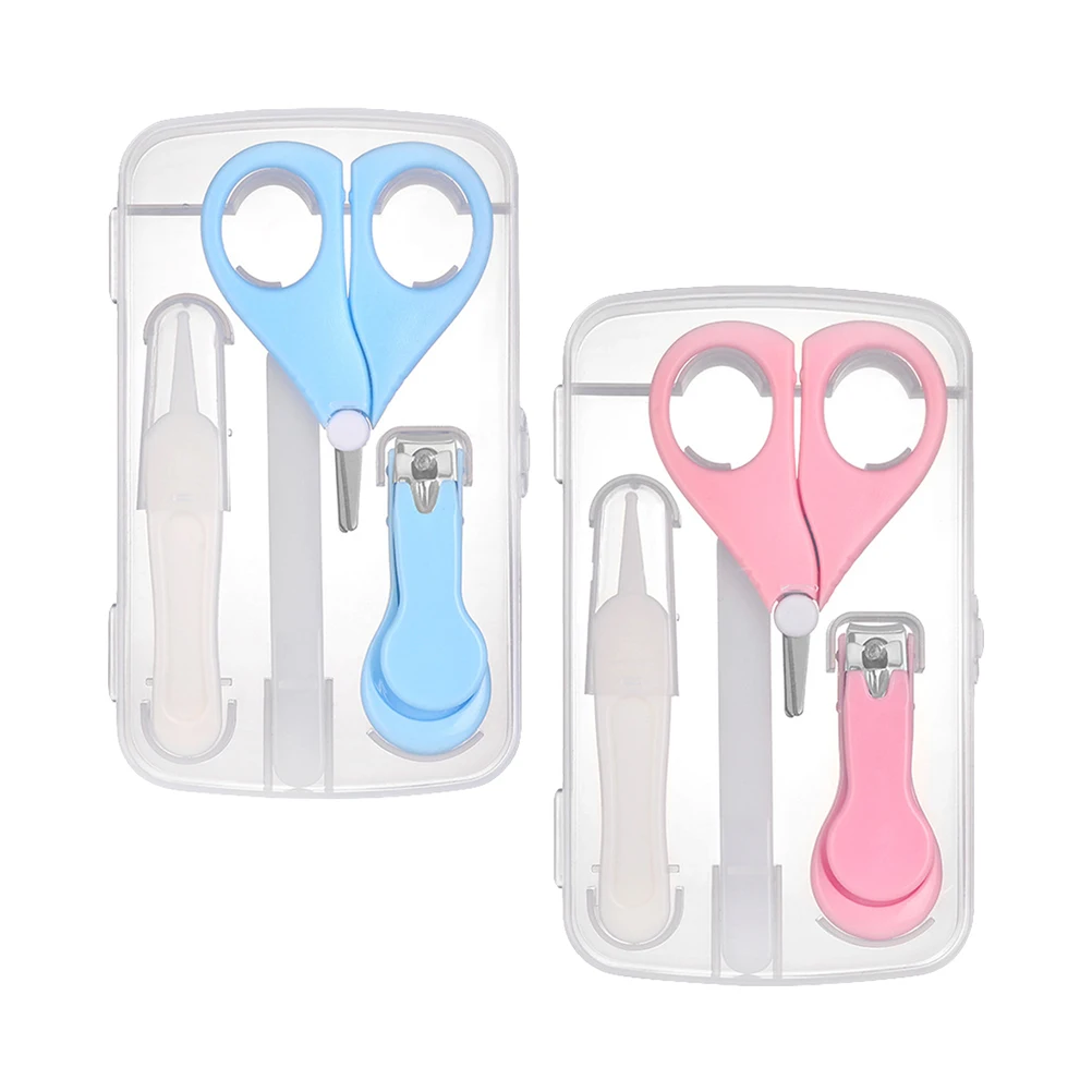 

2 Sets Nail Clipper Care Kit Kits Pedicure Newborn Manicure Tool Material Scissors Fingernail Grooming