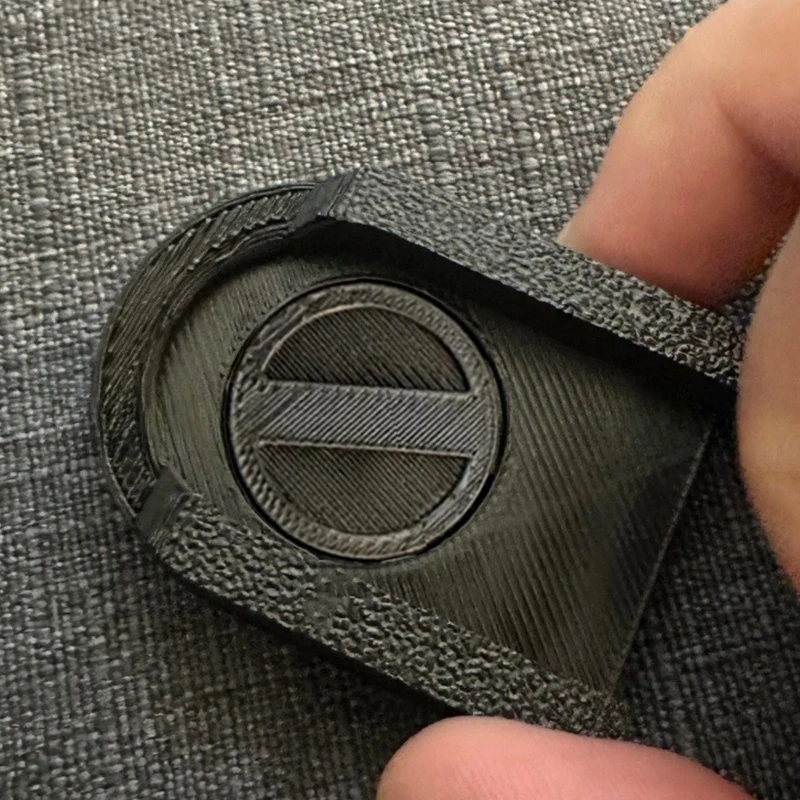 Outil de positionnement des doigts en plastique noir, impression 3D, copain d'ongles, Nail Art, 1 pièce