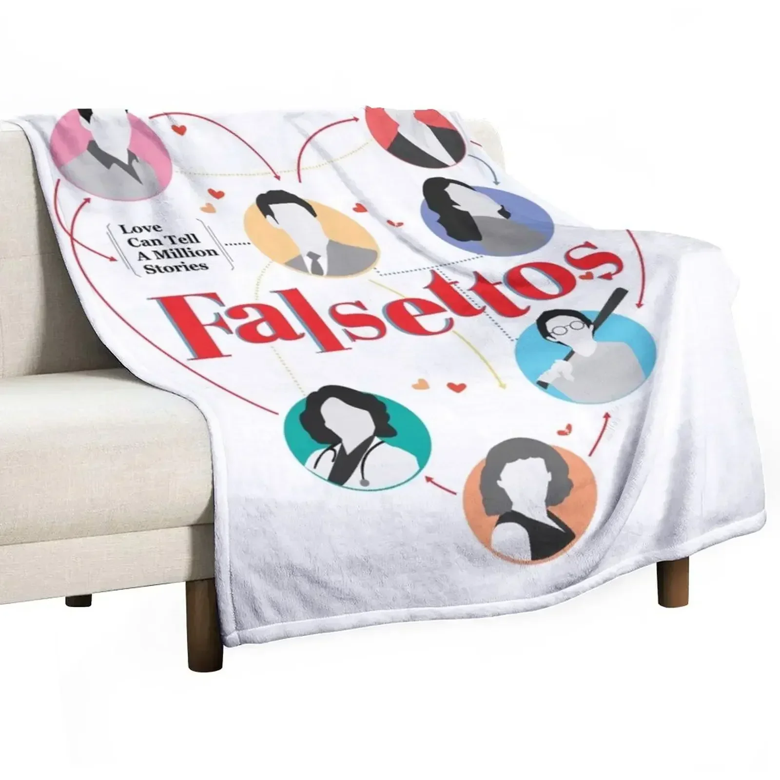 

Broadway Falsettos Throw Blanket manga blankets ands Bed Fashionable Bed linens Blankets