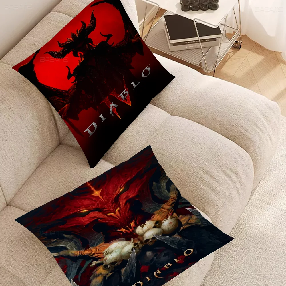 RPG Game D-Diablo 4 Personalized Pillow Dust Cover Bedroom Kids Party Decoration Pillowcase Birthday Children Gift