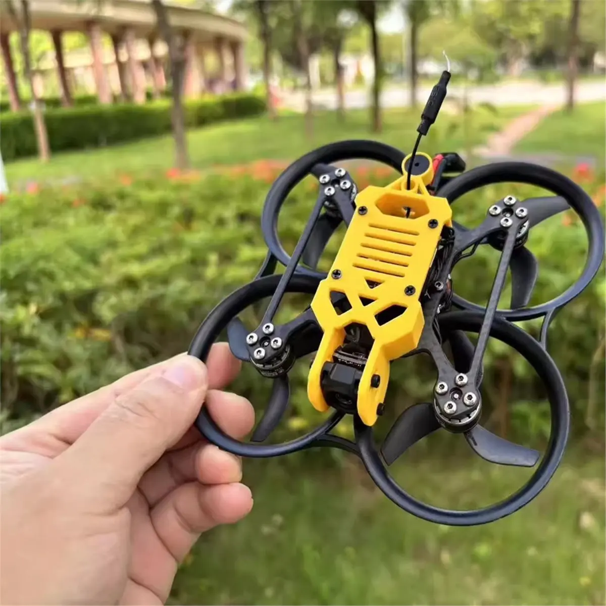 Soporte de diseño ahuecado para transmisor de vídeo de Dron FPV para unidad de aire O4 Lite para Pavo 20 Pro