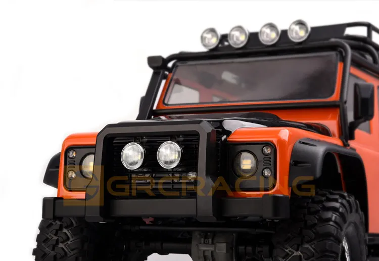 RC Auto Simulations-18mm Retro Runder Scheinwerfer Offroad-Suchscheinwerfer G157h für GRC 1/10 T4 SCX10 Modellauto-Zubehör – Detail 13