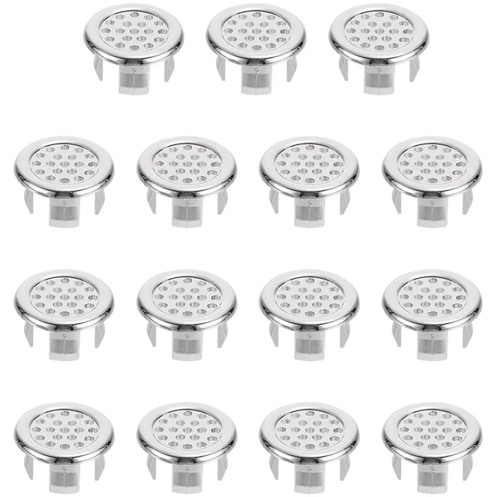 

15Pcs Sink Overflow Cover Basin Drain Ring Replacement for Bathroom Kitchen Ceramic Sink Hole Cap Elegant Design Easy Install