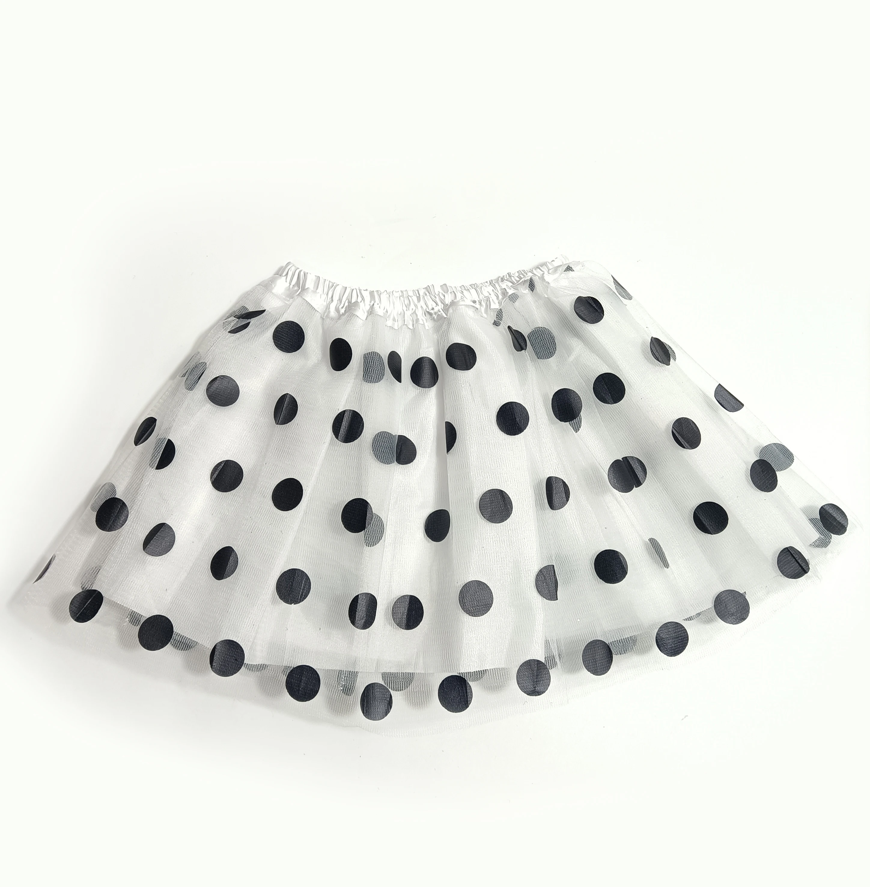 Children’s Girls Mesh TUTU Skirt Length 30cm with Lining Polka Dot Mesh Skirt for Dance Party Dress Up 5 Children's Girls Mesh TUTU Skirt Length 30cm with Lining Polka Dot Mesh Skirt for Dance Party Dress Up 5
