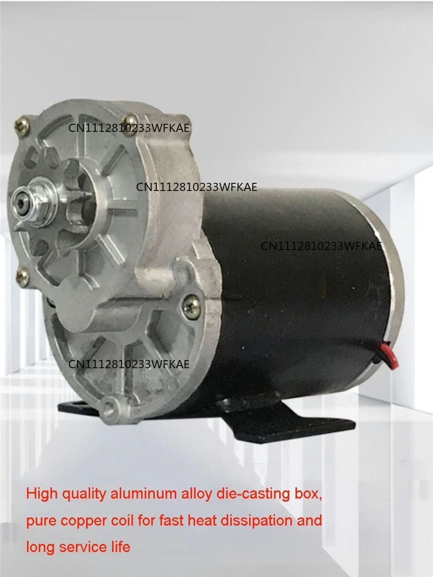 12V 24V 500W 200RPM DC Geared Motor, 9 Teeth/14 Teeth, High Torque Fertilizing Motor, Multi-purpose Sprocket