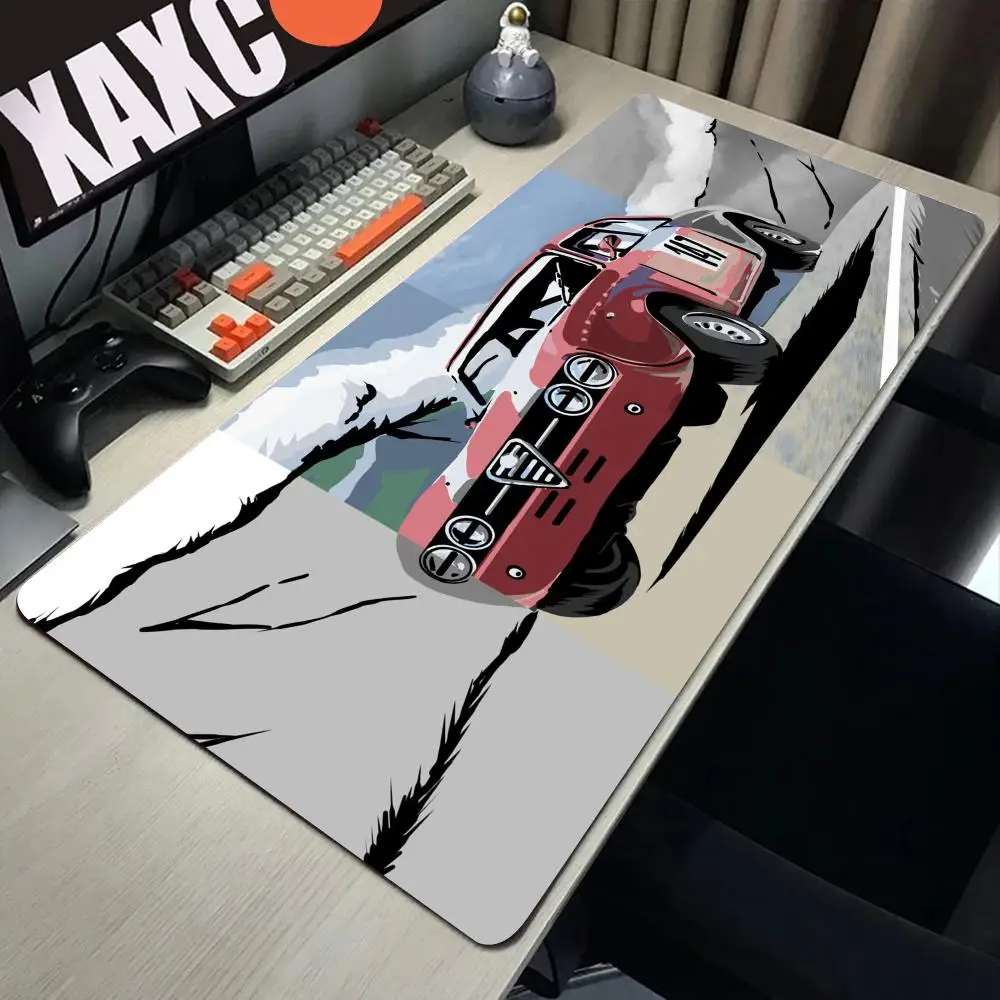 Tapis de souris avec logo Romeo, 80x40cm, XL, Lockedge, ordinateur de bureau, élément en polymère, table, clavier, grand coussin pour ordinateur portable