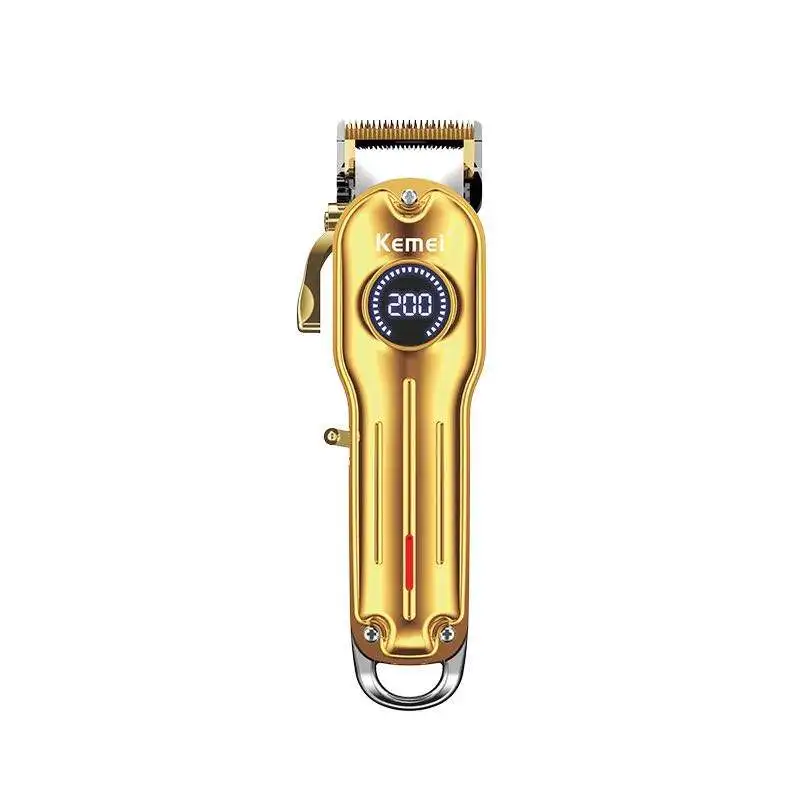 

Kemei KM-1968 Metal Body Lcd Liquid Crystal Display Long Battery Life Professional Salon Home Hair Clipper