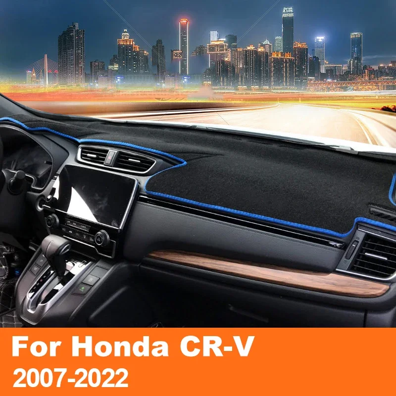 

For Honda CRV 5th 2017 2018 2019 2020 2022 Car Dashboard Cover Mat Avoid Light Pad Instrument Platform Dash Board Cushion Carpet